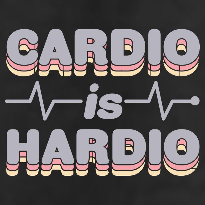 Cardio Is Hardio Golf Towel