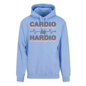 Cardio Is Hardio Unisex Surf Hoodie