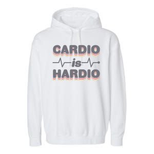 Cardio Is Hardio Garment-Dyed Fleece Hoodie