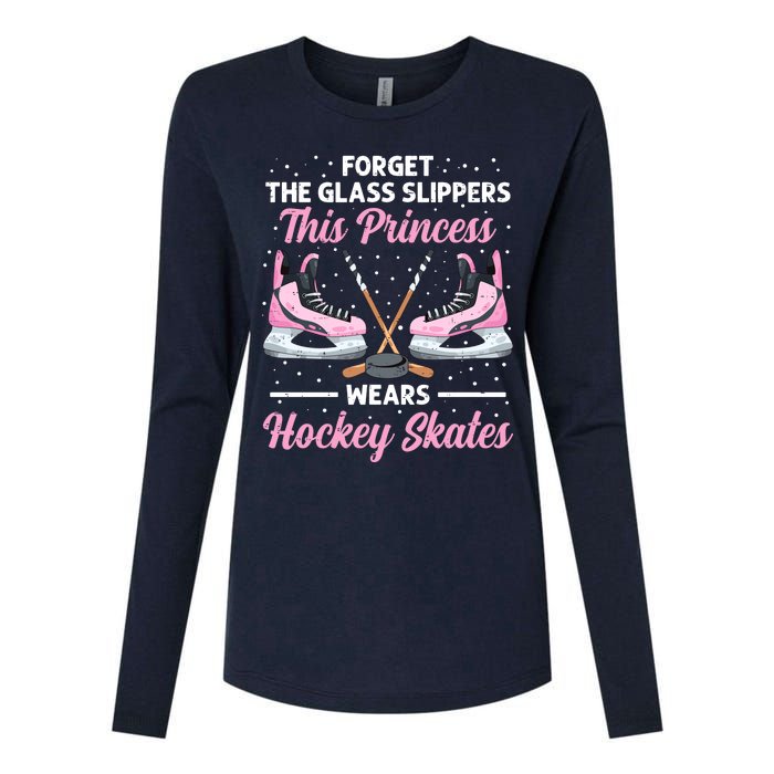 Cool Ice Hockey Design For Girl Mom Wo Ice Hockey Player Womens Cotton Relaxed Long Sleeve T-Shirt