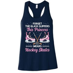 Cool Ice Hockey Design For Girl Mom Wo Ice Hockey Player Women's Racerback Tank