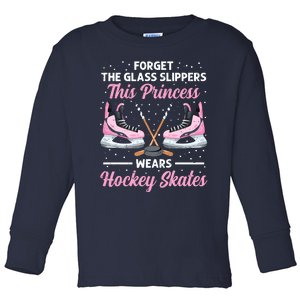 Cool Ice Hockey Design For Girl Mom Wo Ice Hockey Player Toddler Long Sleeve Shirt