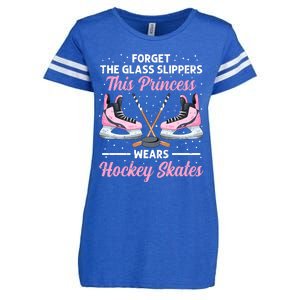 Cool Ice Hockey Design For Girl Mom Wo Ice Hockey Player Enza Ladies Jersey Football T-Shirt