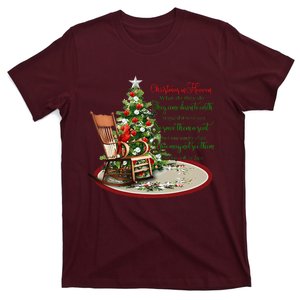 Christmas In Heaven Christmas Tree Chrisitan T-Shirt