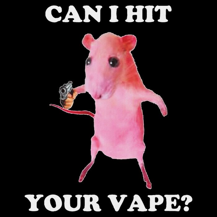 Can I Hit Your Vape Funny Rat Cooling Performance Crew T-Shirt