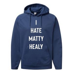 Charli I Hate Matty Healy Performance Fleece Hoodie