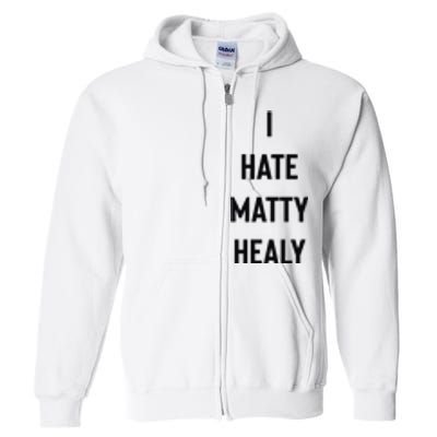 Charli I Hate Matty Healy Full Zip Hoodie