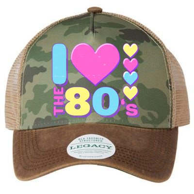 Cute I Heart Love The 80's Legacy Tie Dye Trucker Hat