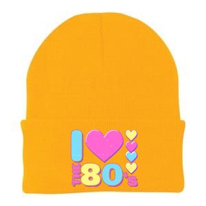 Cute I Heart Love The 80's Knit Cap Winter Beanie