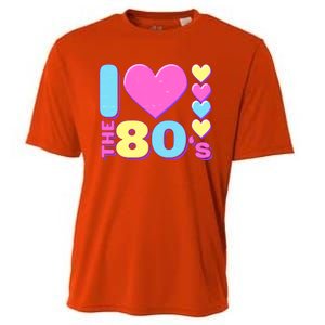 Cute I Heart Love The 80's Cooling Performance Crew T-Shirt