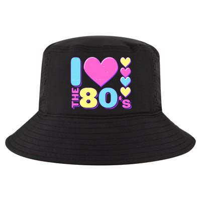 Cute I Heart Love The 80's Cool Comfort Performance Bucket Hat