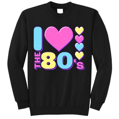 Cute I Heart Love The 80's Sweatshirt