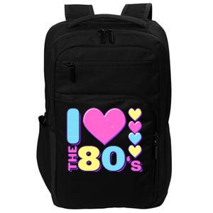 Cute I Heart Love The 80's Impact Tech Backpack