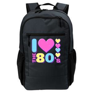 Cute I Heart Love The 80's Daily Commute Backpack