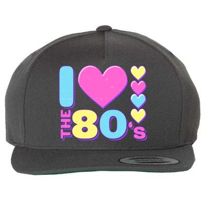 Cute I Heart Love The 80's Wool Snapback Cap