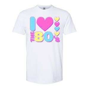 Cute I Heart Love The 80's Softstyle CVC T-Shirt