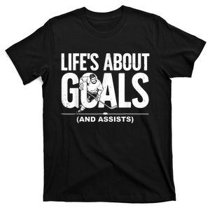 Cool Ice Hockey For Men Women Hockey Lover Goalie Sports T-Shirt