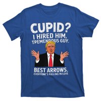 Cupid I Hired Him Tremendous Guy Best Arrows Trump Valentine T-Shirt