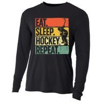 Cute Ice Hockey For  Hockey Lover Goalie Sports Cooling Performance Long Sleeve Crew