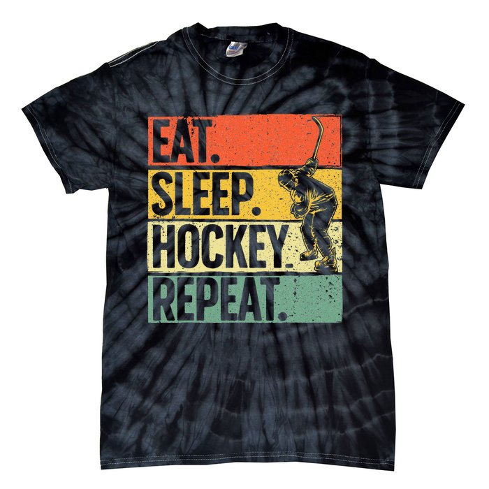 Cute Ice Hockey For  Hockey Lover Goalie Sports Tie-Dye T-Shirt