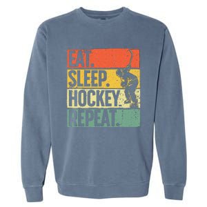 Cute Ice Hockey For  Hockey Lover Goalie Sports Garment-Dyed Sweatshirt