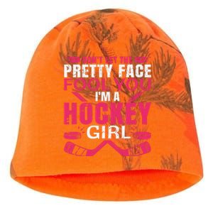 Cool Ice Hockey For Girls Field Hockey Lover Team Kati - Camo Knit Beanie