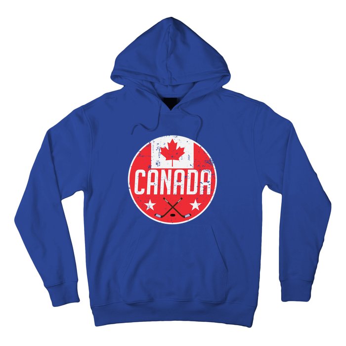 Canada Ice Hockey Flag Jersey Supporter Canadian Fan Gift Hoodie