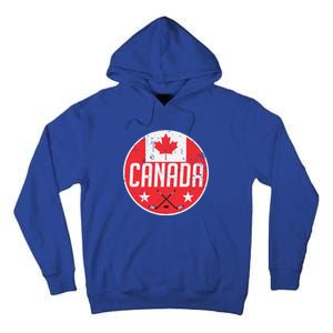 Canada Ice Hockey Flag Jersey Supporter Canadian Fan Gift Tall Hoodie