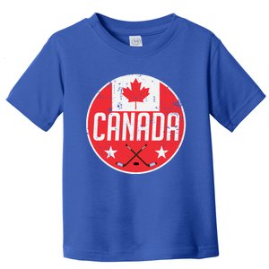 Canada Ice Hockey Flag Jersey Supporter Canadian Fan Gift Toddler T-Shirt