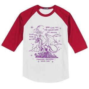 Cool I Had The Time Of My Life Fighting Dragons With You Kids Colorblock Raglan Jersey