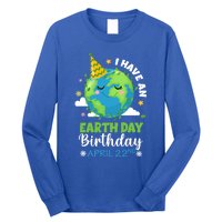 Cute I Have An Earth Day Birthday April 22nd Environtal Gift Long Sleeve Shirt