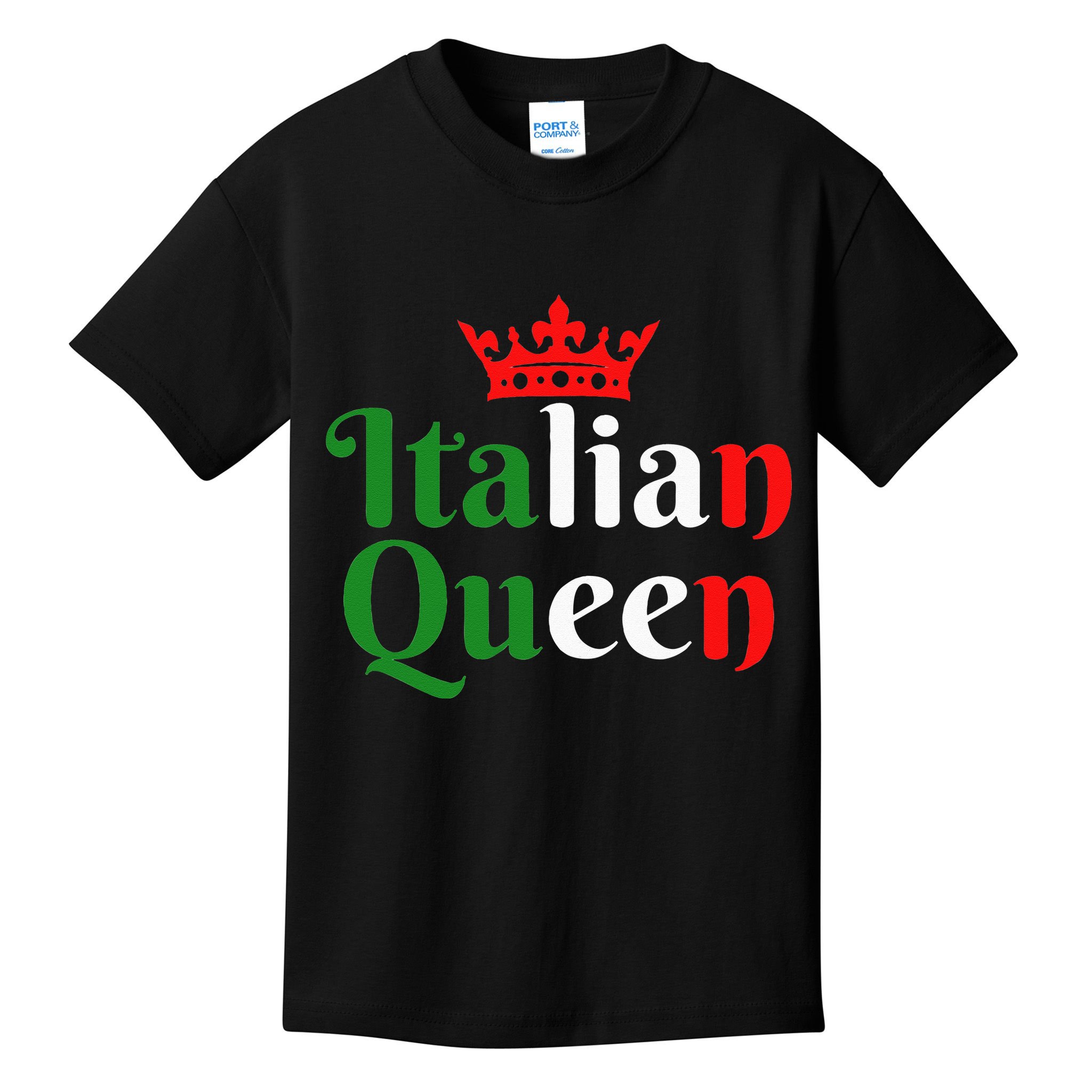 Cute Italy Home Country Italian Queen Kids T-Shirt