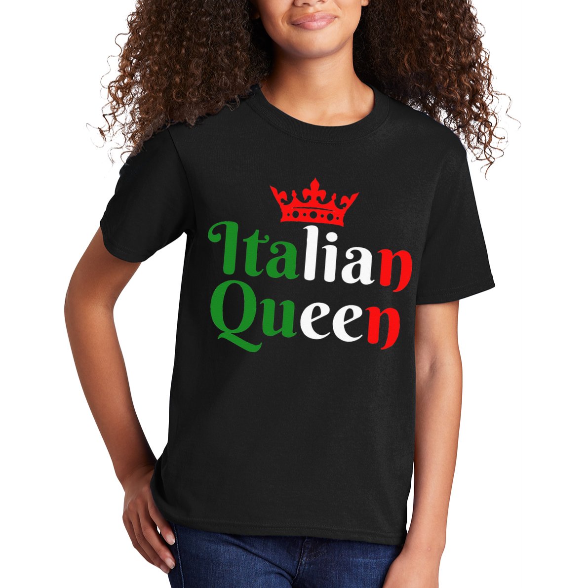Cute Italy Home Country Italian Queen Kids T-Shirt