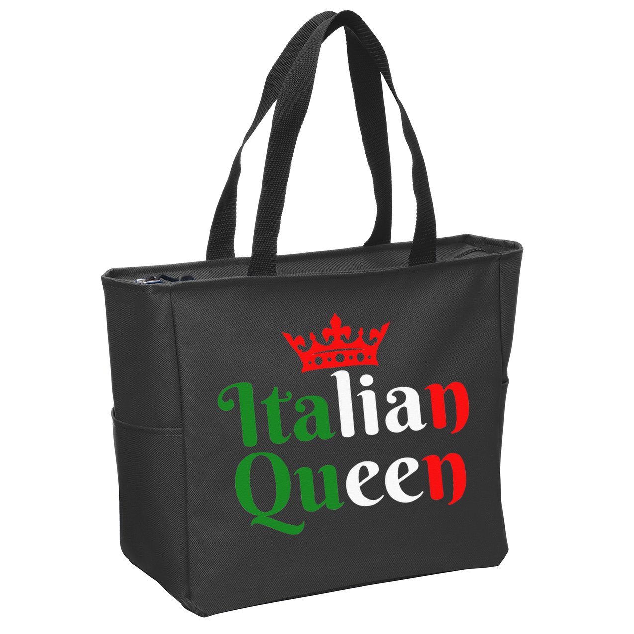 Cute Italy Home Country Italian Queen Zip Tote Bag