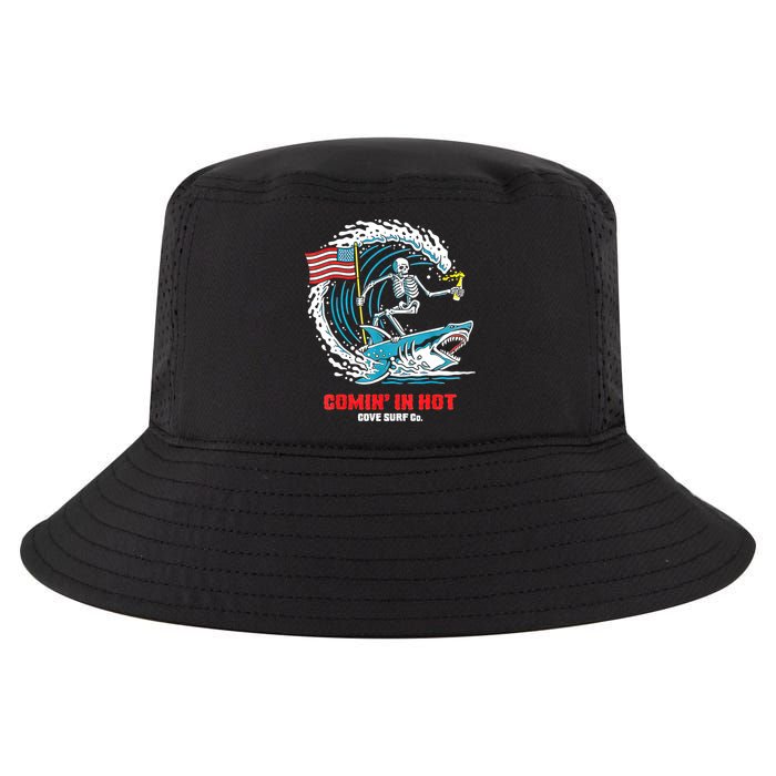 Comin In Hot Cove Surf Co Cool Comfort Performance Bucket Hat