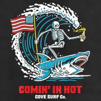 Comin In Hot Cove Surf Co Cool Comfort Performance Bucket Hat
