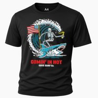 Comin In Hot Cove Surf Co Cooling Performance Crew T-Shirt