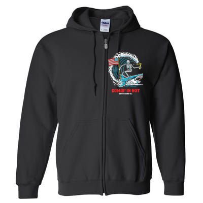 Comin In Hot Cove Surf Co Full Zip Hoodie