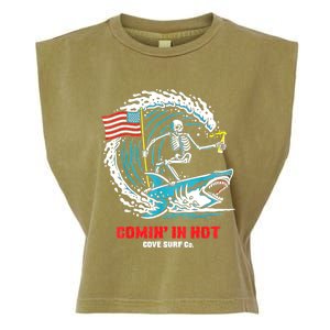 Comin In Hot Cove Surf Co Garment-Dyed Women's Muscle Tee