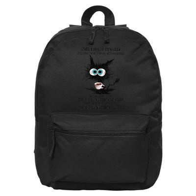 Cat I Have Finally Discovered Whats Wrong With My Brain 16 in Basic Backpack