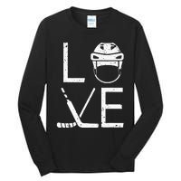 Cool Ice Hockey Art For  Goalie Coach Field Hockey Tall Long Sleeve T-Shirt