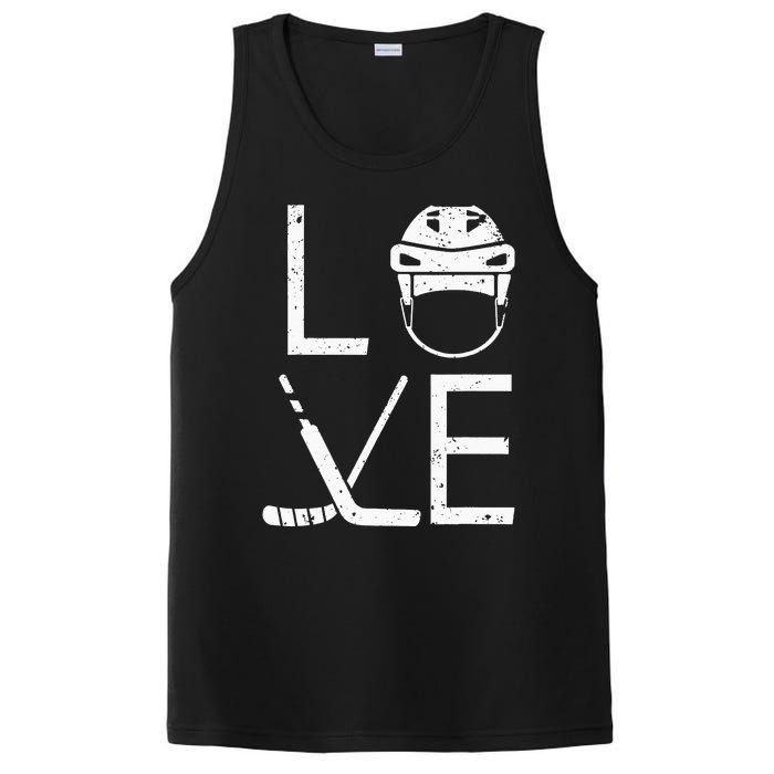 Cool Ice Hockey Art For  Goalie Coach Field Hockey PosiCharge Competitor Tank