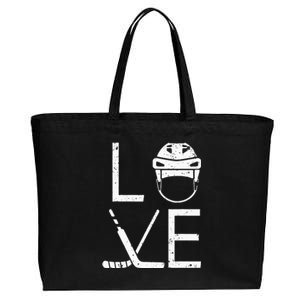 Cool Ice Hockey Art For  Goalie Coach Field Hockey Cotton Canvas Jumbo Tote