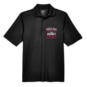 Cool Ice Hockey For Girls Hockey Player Sports Lovers Men's Origin Performance Pique Polo