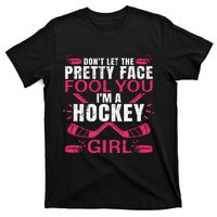 Cool Ice Hockey For Girls Hockey Player Sports Lovers T-Shirt