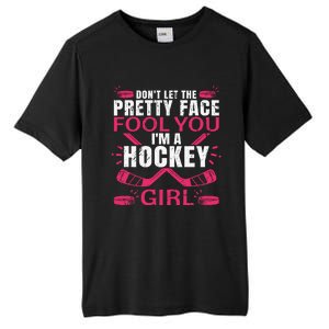 Cool Ice Hockey For Girls Hockey Player Sports Lovers Tall Fusion ChromaSoft Performance T-Shirt