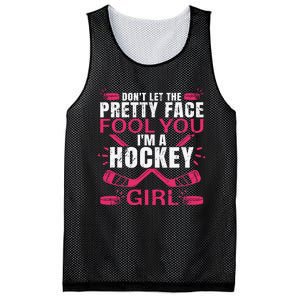 Cool Ice Hockey For Girls Hockey Player Sports Lovers Mesh Reversible Basketball Jersey Tank