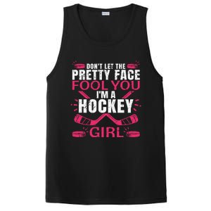 Cool Ice Hockey For Girls Hockey Player Sports Lovers PosiCharge Competitor Tank