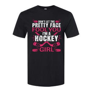 Cool Ice Hockey For Girls Hockey Player Sports Lovers Softstyle CVC T-Shirt