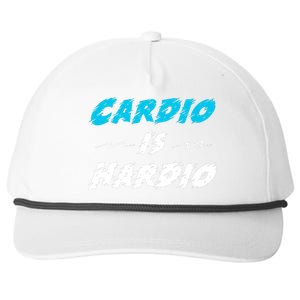 Cardio Is Hardio Snapback Five-Panel Rope Hat